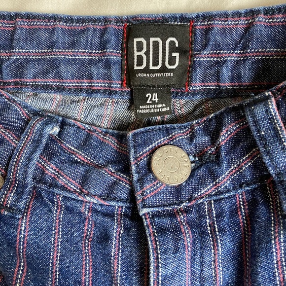 BDG Striped Wide Leg Jean high waist - Picture 3 of 4